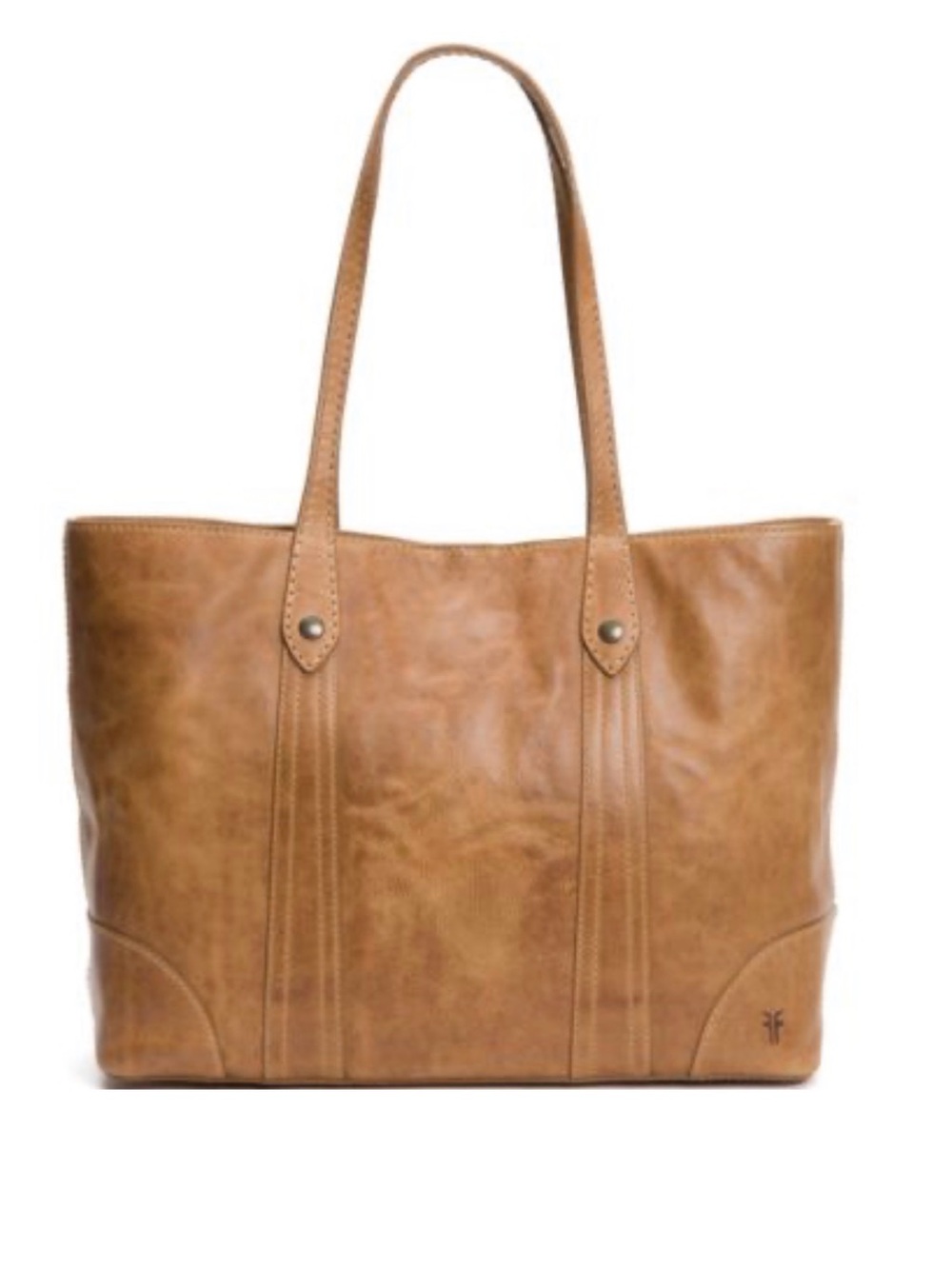 Melissa Washed Leather Shopper Tote Bag